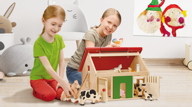 Spielwelten Spielscheune aus Holz