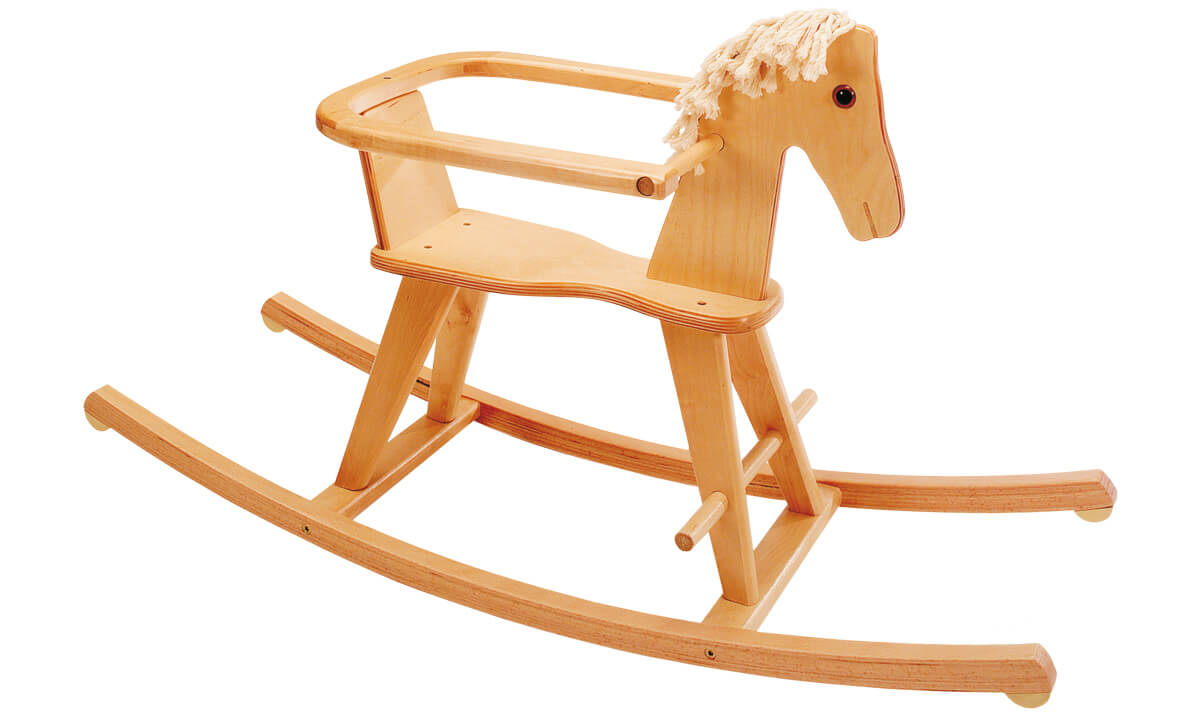 Bild 1 - Schaukelpferd mit Sitzring