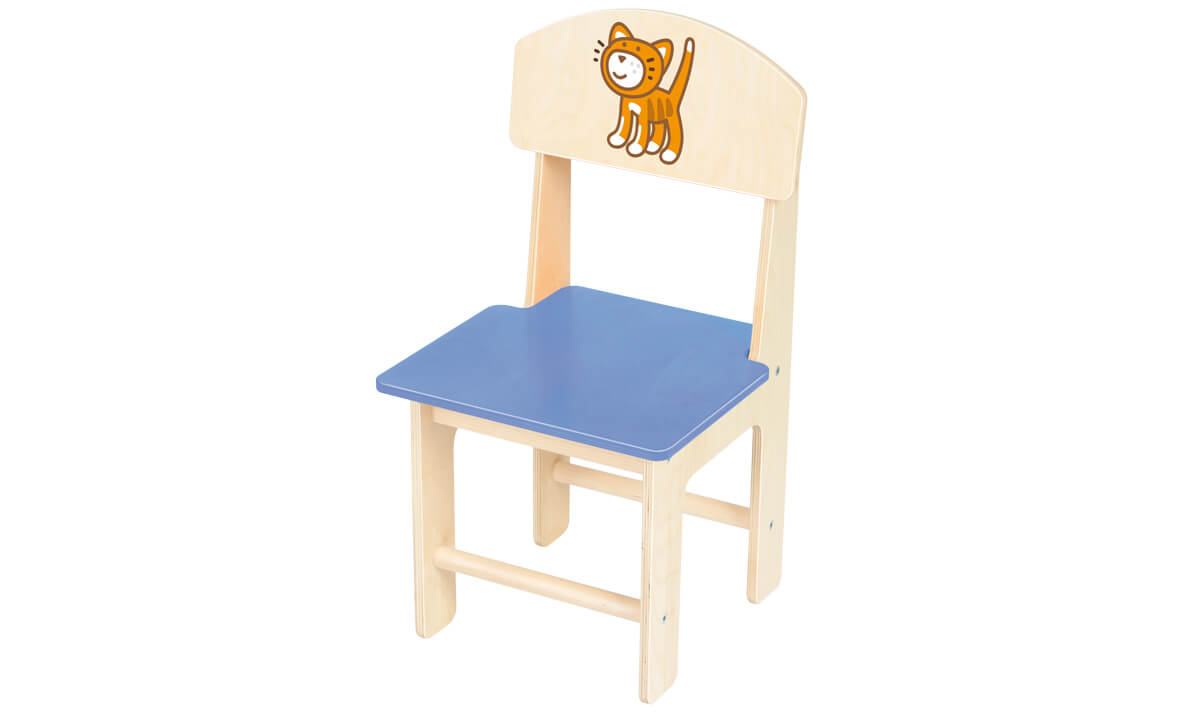 Bild 1 - Kinderstuhl blau